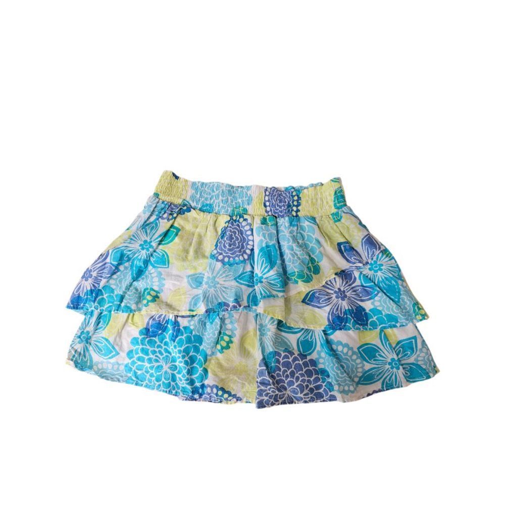 Aéropostale Smocked Elastic Waist Floral Skirt